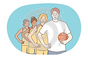 Basketball, sport, team competition concept