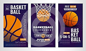 Basketball tournament poster