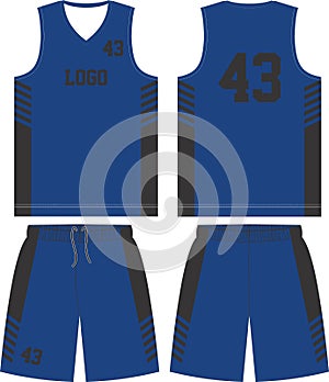 Basketball uniform Custom Design mock ups templates design for basketball club t-shirt mockup for basketball jersey. shirt shorts