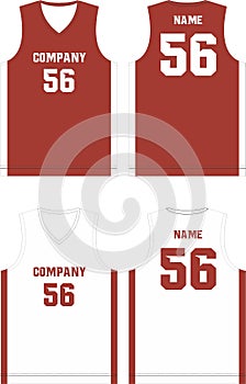 Basketball uniform Custom Design mock ups templates design for basketball club t-shirt mockup for basketball jersey photo