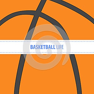 Basketball vector background