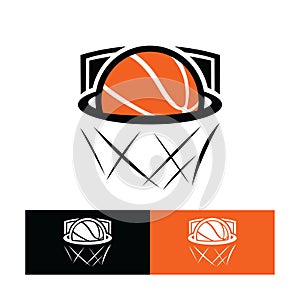 Basketball vector logo design