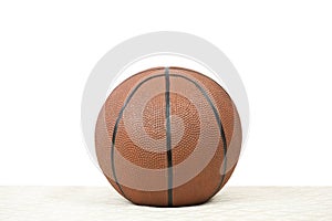 Basketball On White