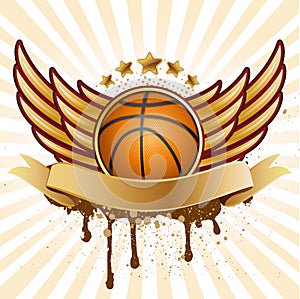 basketball and wing