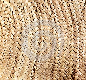Basketry traditional interlaced dried texture