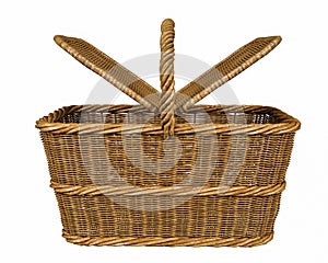 Basketry in a white backgound