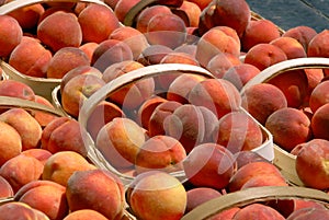 Baskets of Peaches