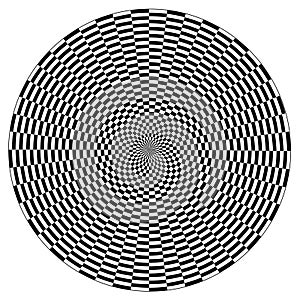 Basketweave, Spiral Design Abstract Pattern