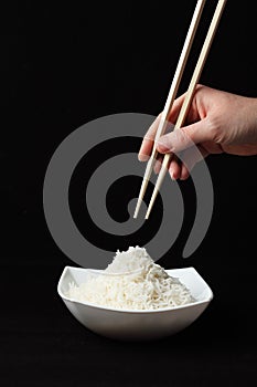 Basmati rice photo