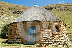 Basotho Traditional Sandstone Hut