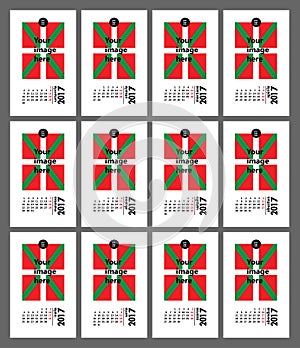 Basque calendar 2017
