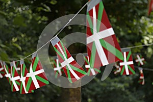 Basque country flags.