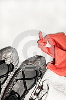 Basque country people dancing concept