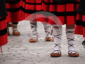 Basque folclorical dance dress