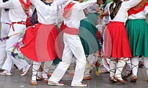 Basque folk dance exhibition