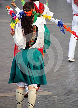 Basque folk dance exhibition