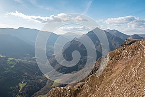 Basque Horizons: Panorama of Artzamendi Mountain