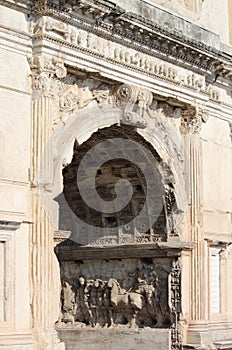 Basreliefs in the Arch of Titus