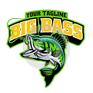 Bass Fishing Logo for Fishing Company