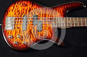 Bass guitar body