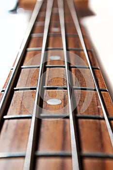 Bass guitar neck