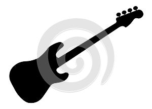 Bass Guitar Silhouette