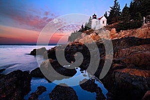 Bass Harbor Lighthouse at Dawn