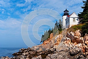 Bass Harbor Lighthouse in Maine