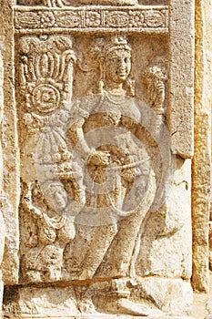 Bass-Relief at Jetavana Dagoba, Sri Lanka