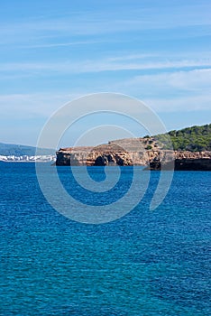 Bassa beach on the island of Ibiza, Balearic Islands