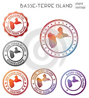 Basse-Terre Island badge.