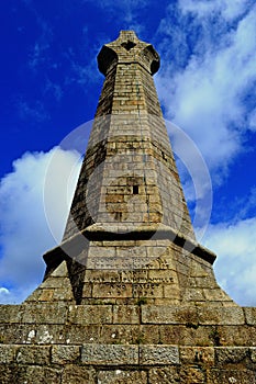 Bassett Monument at Carn Brea Cornwall photo