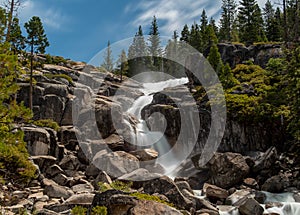 Bassi Falls viewed from close