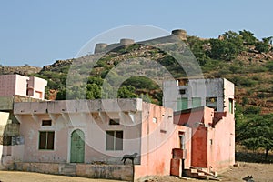 Bassi Fort and village