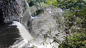 Bassin La Paix stream and waterfall from Reunion Island, Indian Ocean, France