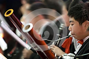 Bassoon boy photo