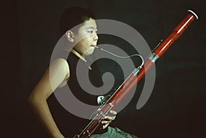 A bassoon boy photo