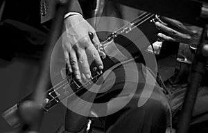 Bassoonist on concert