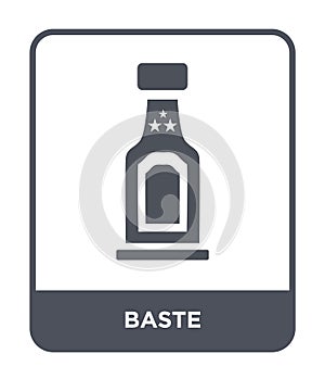 baste icon in trendy design style. baste icon isolated on white background. baste vector icon simple and modern flat symbol for photo