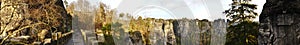 Bastei bridge panoram