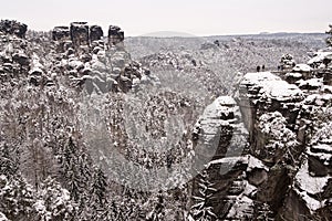 Bastei rocks, Germany