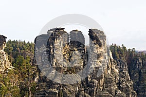 Bastei rocks