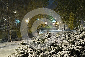 Bastejkalns park in Riga. Latvia