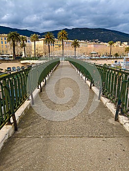 Bastia city center, Corsica, France