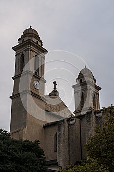 Bastia, Corsica, Cap Corse, skyline, church, Saint John the Baptist, ancient