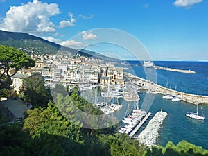 Bastia, Corsica, view down to the old port