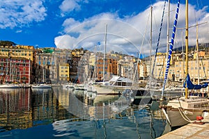 Bastia and Old Port, Corsica, France