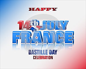 Bastille day, National holiday of France