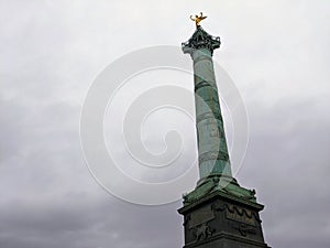 Bastille monument in Paris France