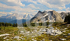 Bastille Mountain landscape Jumbo Pass British Columbia